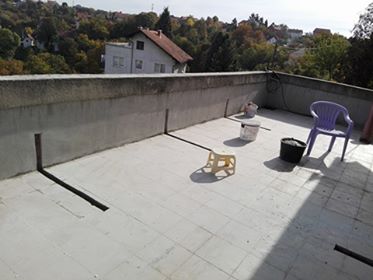 Zid sa rupama za presek - priprema za injektiranje